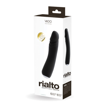 VeDO Rialto Rechargeable Vibe - Black Pearl