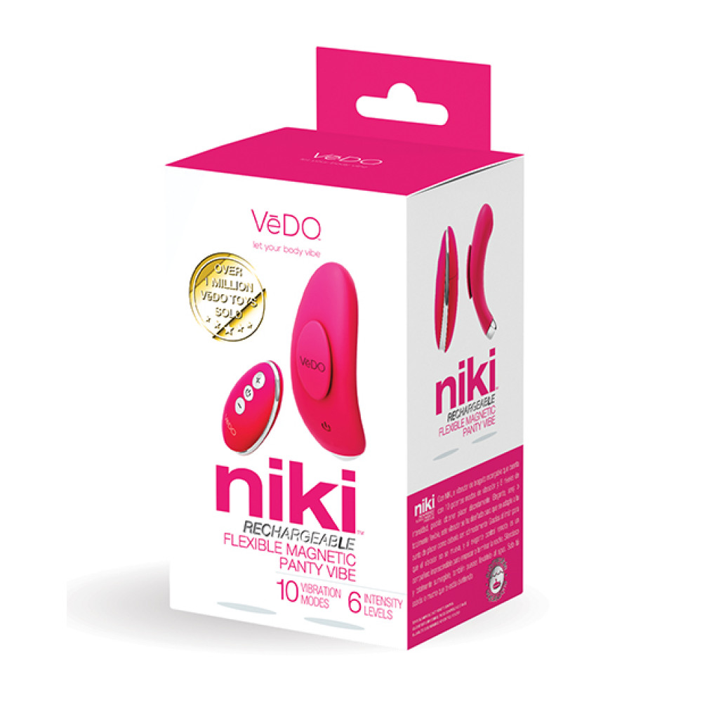 VeDO Niki Rechargeable Panty Vibe - Foxy Pink