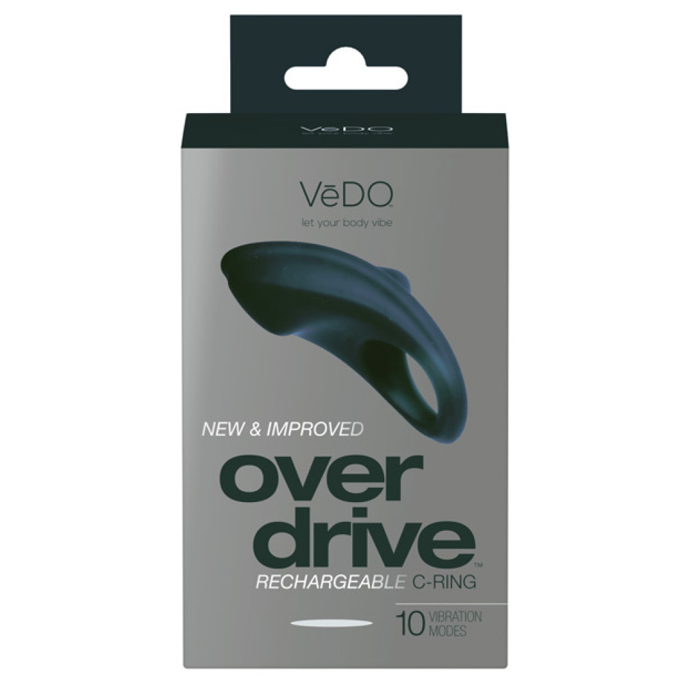 VeDO Overdrive Plus Rechargeable C Ring - Just Black