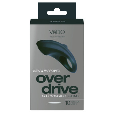 VeDO Overdrive Plus Rechargeable C Ring - Just Black
