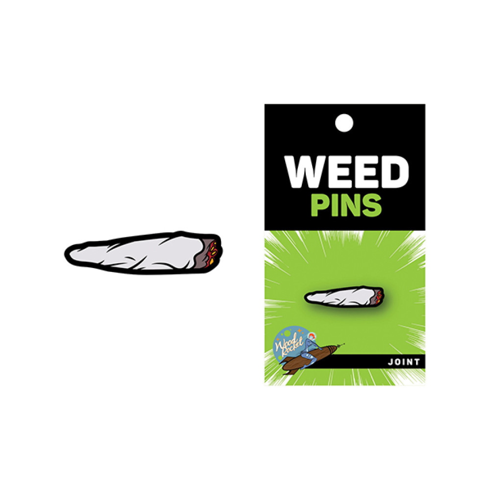 Wood Rocket Weed Joint Pin - White