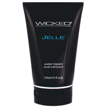 Wicked Sensual Care Jelle Water Based Anal Lubricant - 4 oz Fragrance Free