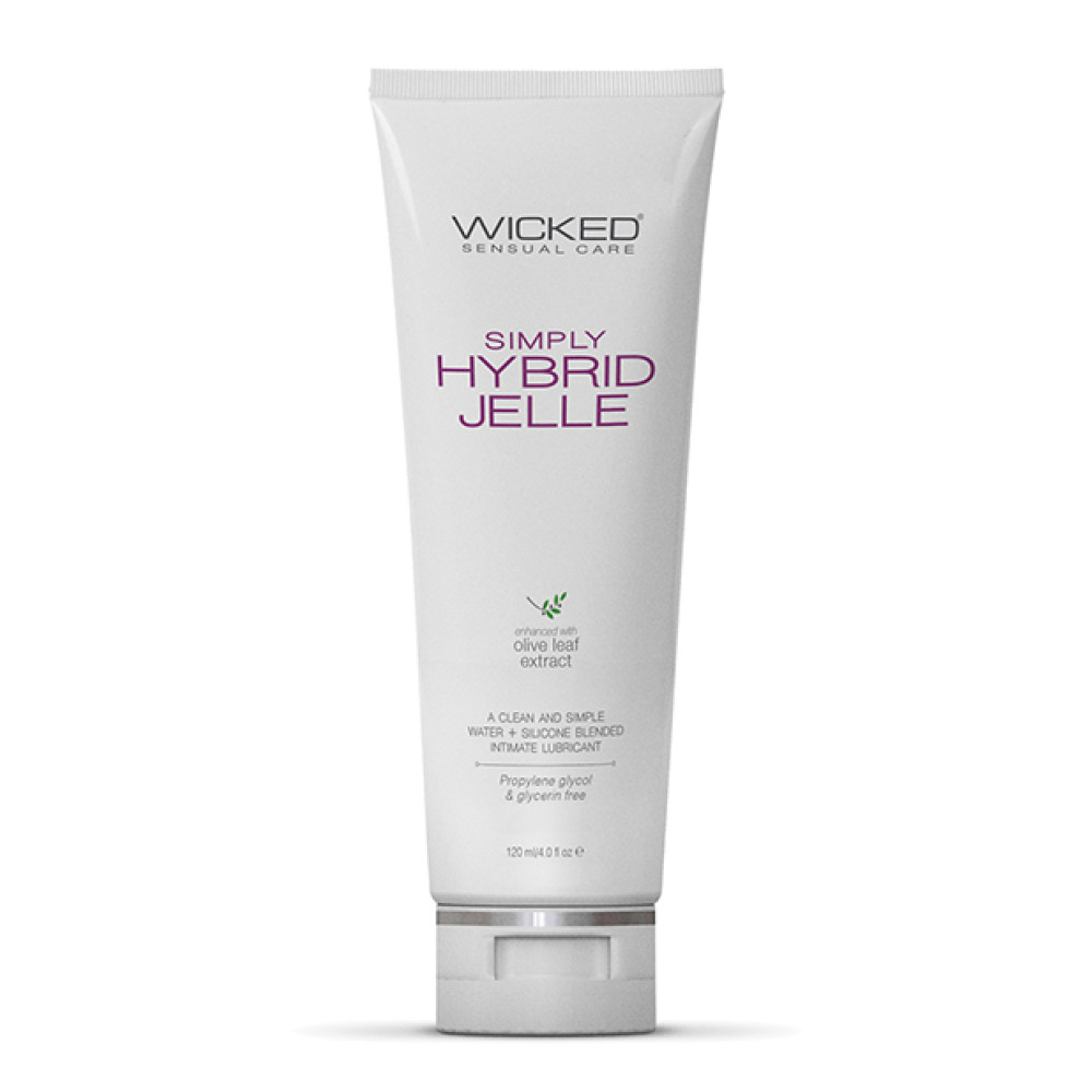 Wicked Sensual Care Simply Hybrid Jelle Lubricant - 4 oz