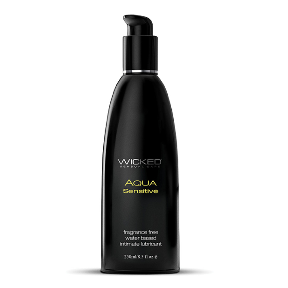 Wicked Sensual Care Hypoallergenic Aqua Sensitive Lubricant - 8 oz
