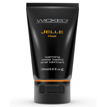 Wicked Sensual Care Jelle Warming Water Based Anal Gel Lubricant - 4 oz