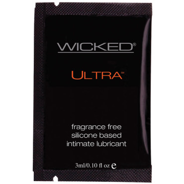 Wicked Sensual Care Ultra Silicone Based Lubricant - .1 oz Fragrance Free