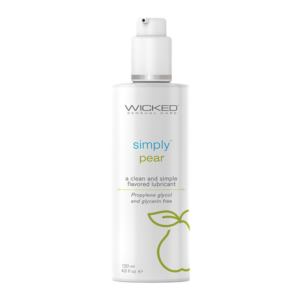 Wicked Sensual Care Simply Water Based Lubricant - 4 oz Pear