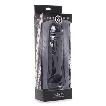 Master Series Mamba Cock Sheath - Black