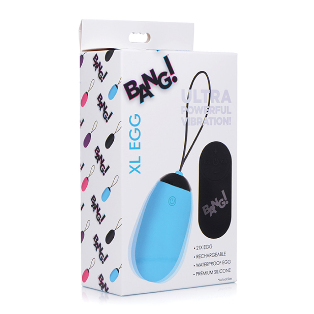 Bang! XL Vibrating Egg - Blue