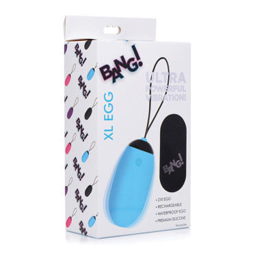 Bang! XL Vibrating Egg - Blue