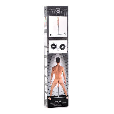 Master Series Squat Anal Impaler w/Spreader Bar & Cuffs