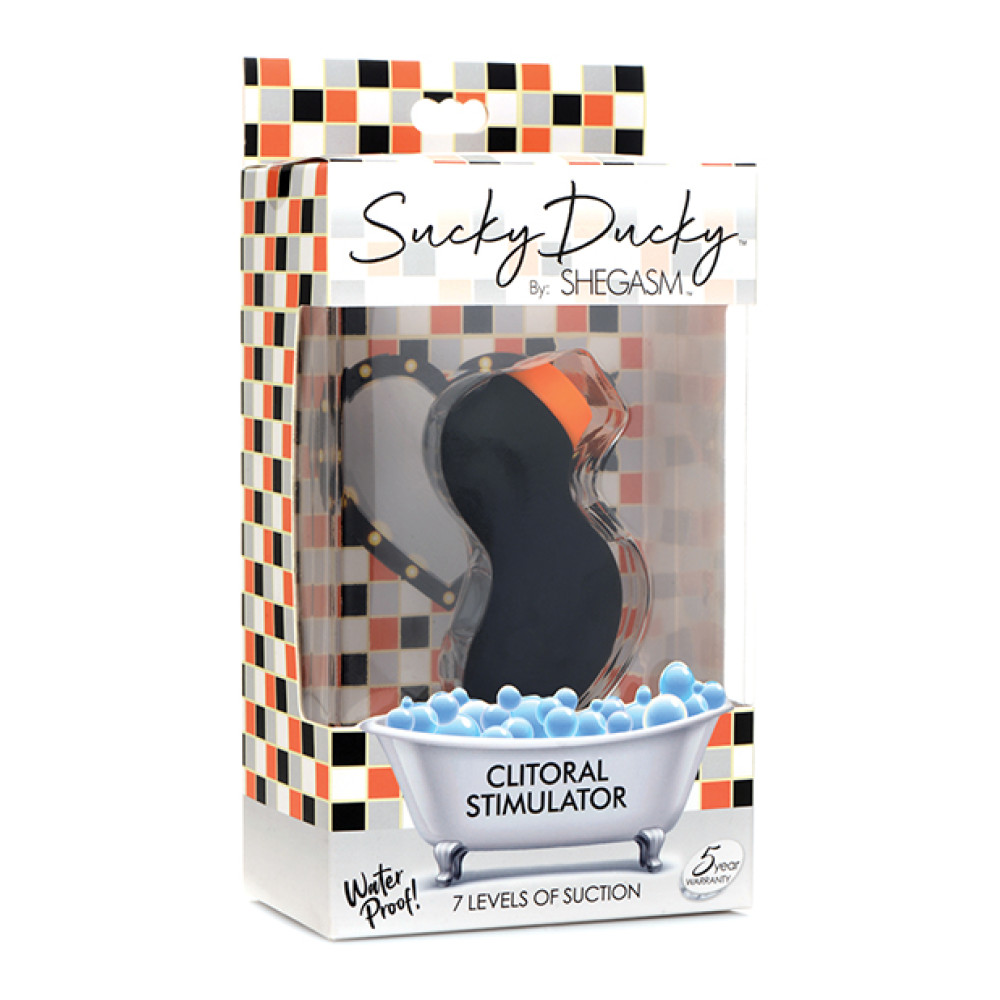 Inmi Shegasm Sucky Ducky Silicone Clitoral Stimulator - Black
