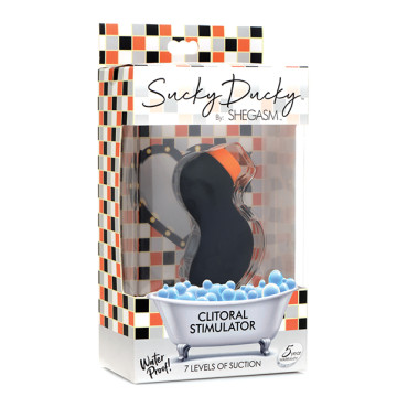 Inmi Shegasm Sucky Ducky Silicone Clitoral Stimulator - Black