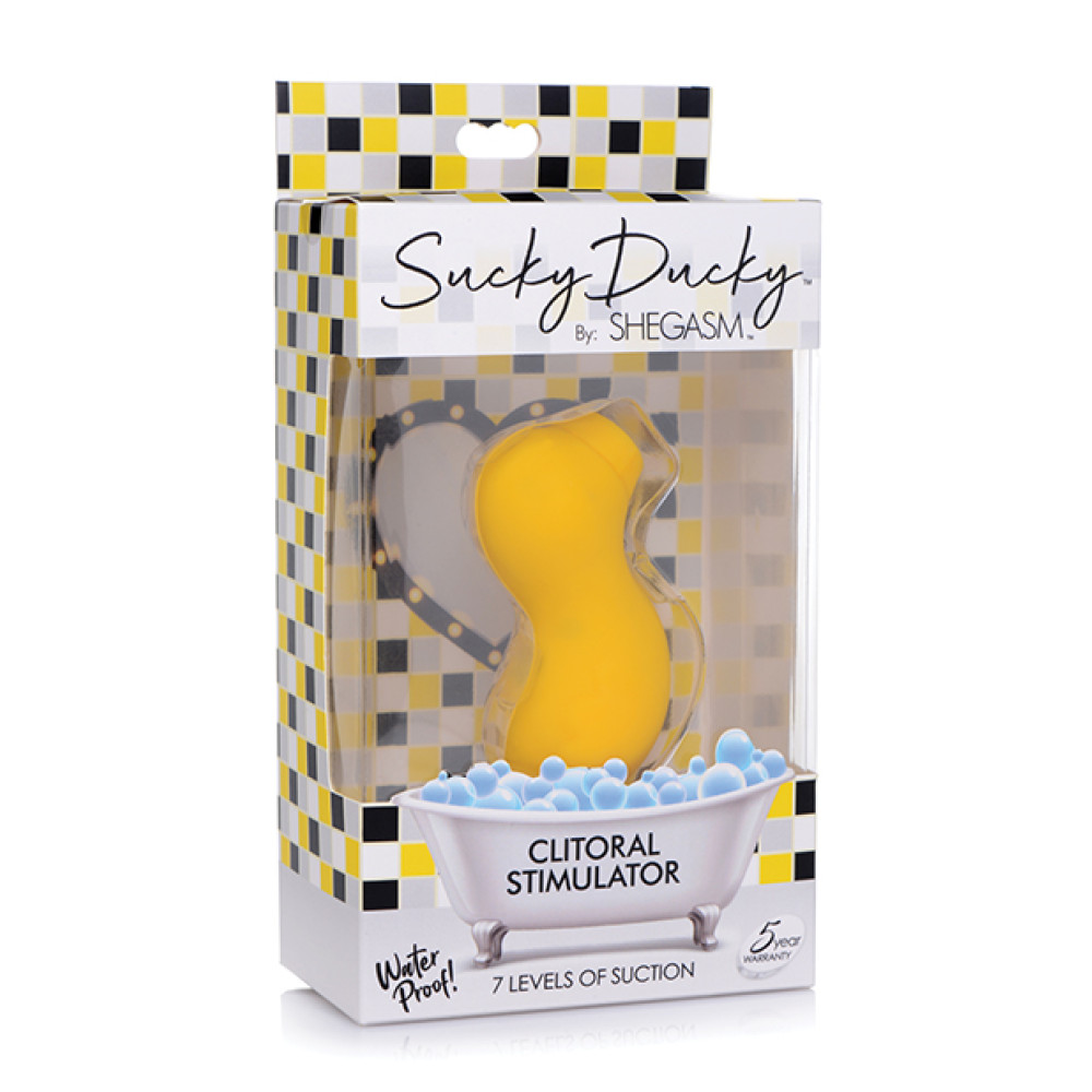 Inmi Shegasm Sucky Ducky Silicone Clitoral Stimulator - Yellow