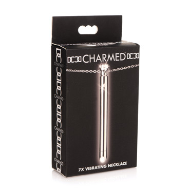 Charmed 7X Vibrating Necklace - Silver