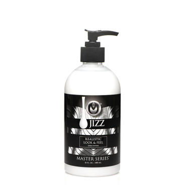 Master Series Unscented Jizz Water Based Body Glide - 16oz