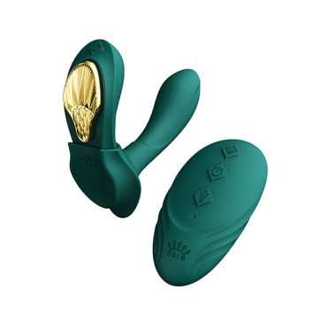ZALO Aya Wearable Vibrator w/Remote - Turquoise Green
