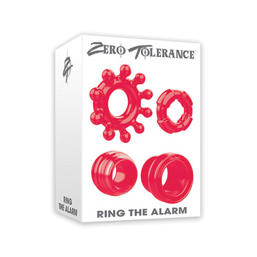 Zero Tolerance Ring the Alarm Cock Ring - Red