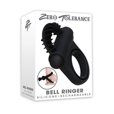 Zero Tolerance Bell Ringer Cock Ring - Black