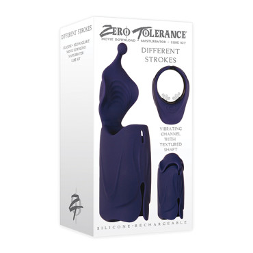 Zero Tolerance Different Strokes Rechargeable - Purple