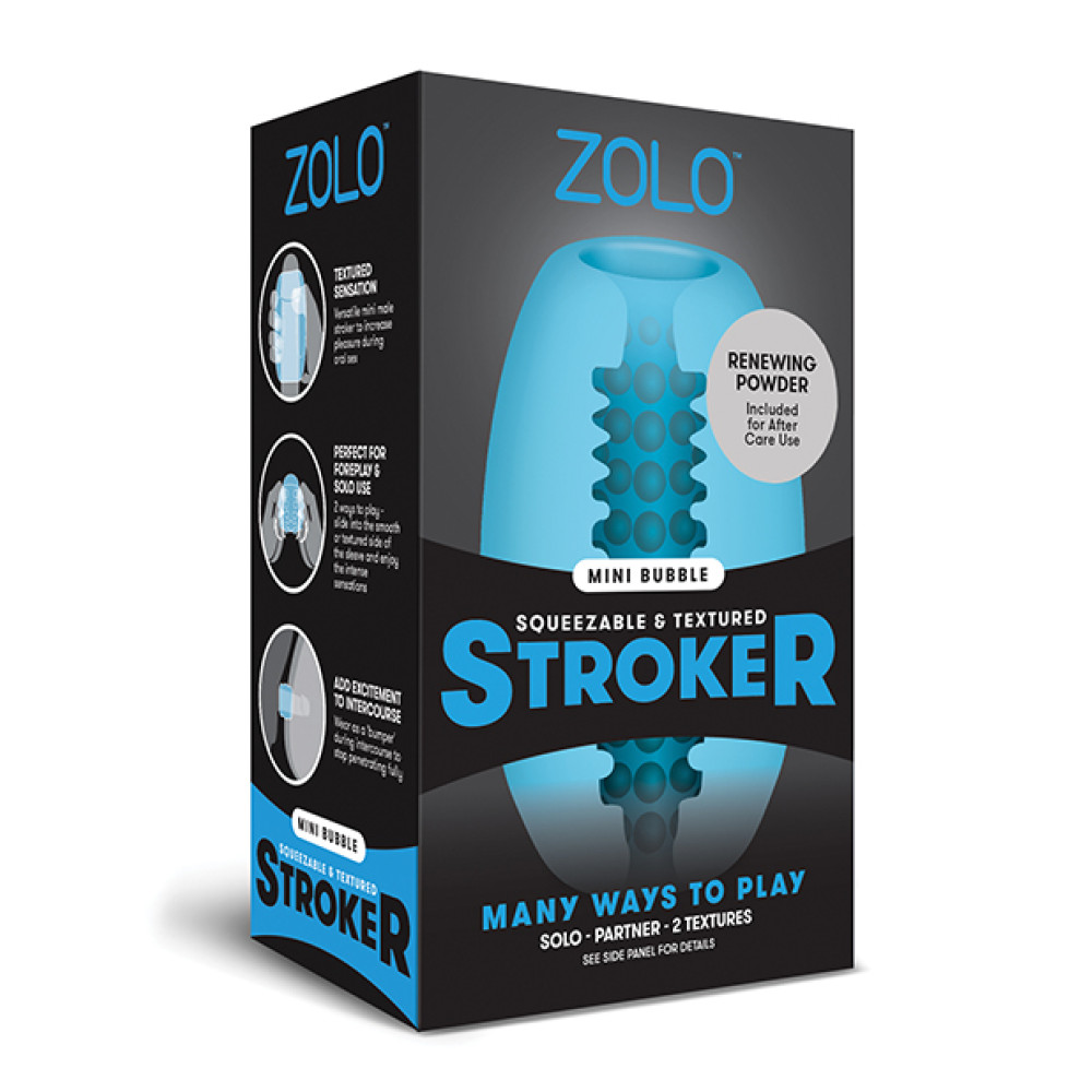 ZOLO Mini Bubble Stroker - Blue