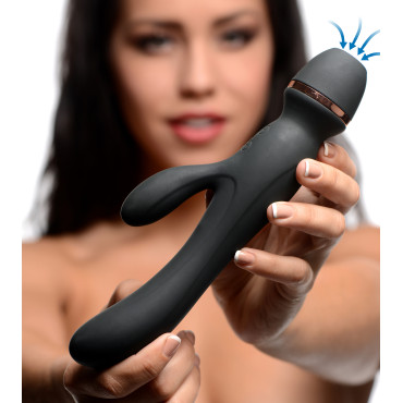 Shegasm Supreme 3 in 1 Silicone Suction Rabbit Vibe