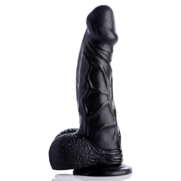 6.5 Inch Realistic Suction Cup Dildo- Black