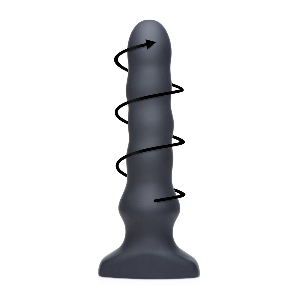 Silicone Vibrating and Squirming Plug with Remote Control
