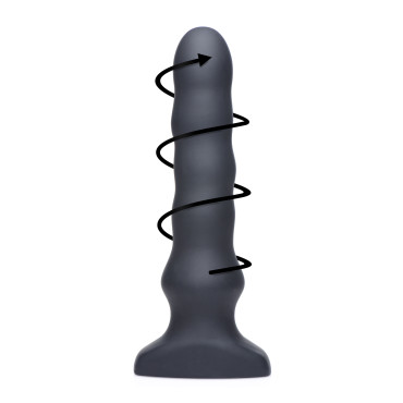 Silicone Vibrating and Squirming Plug with Remote Control
