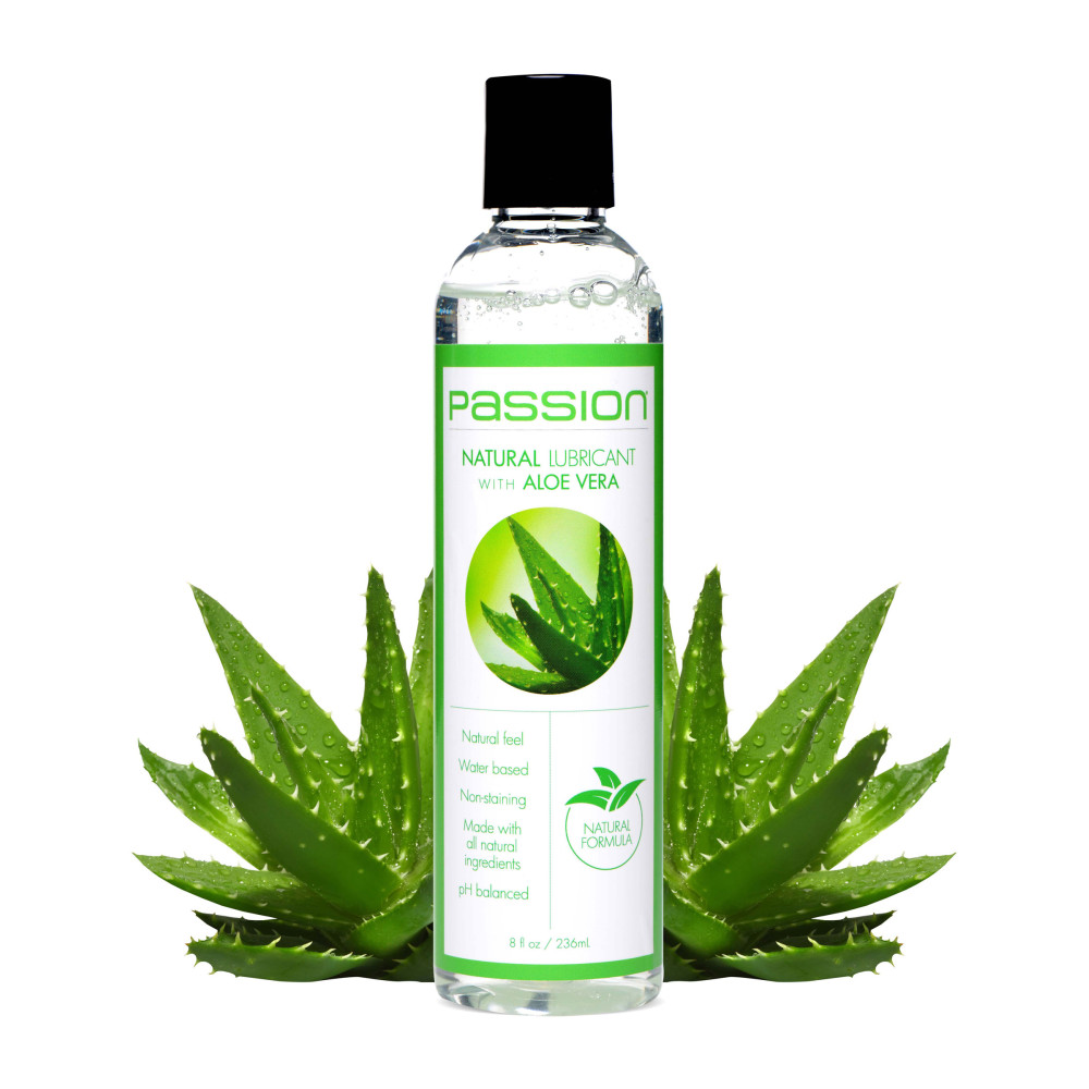 Natural Lubricant with Aloe Vera - 8oz
