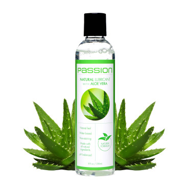 Natural Lubricant with Aloe Vera - 8oz