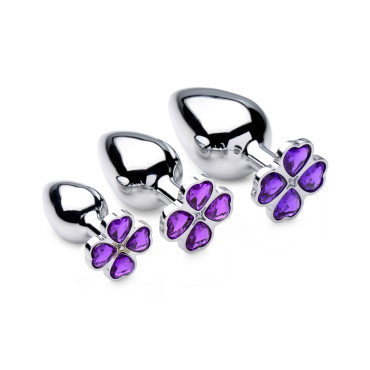 Flower Hearts Anal Plug Set