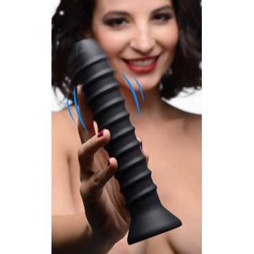 Power Screw 10X Spiral Silicone Vibrator
