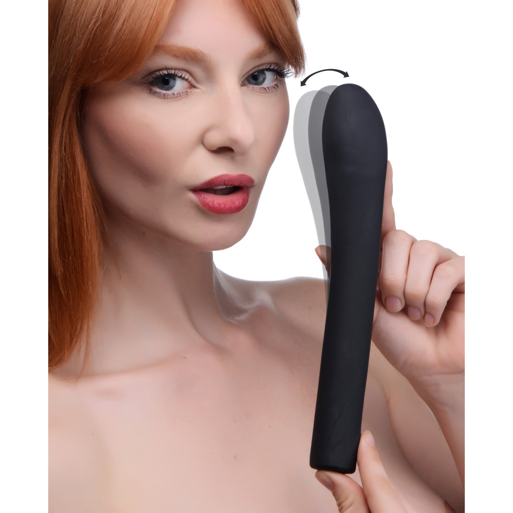 5 Star 9X Come-Hither G-Spot Silicone Vibrator - Black