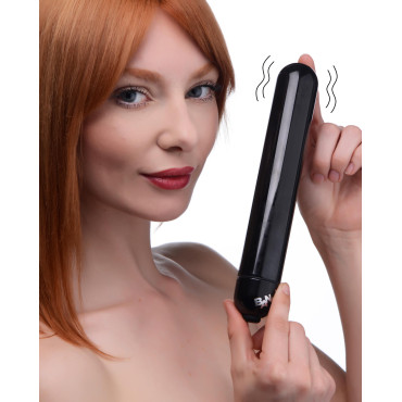 XL Vibrating Metallic Bullet - Black