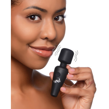 10X Ultra Powerful Silicone Mini Wand - Black