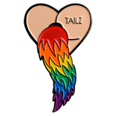 Tailz Enamel Pin